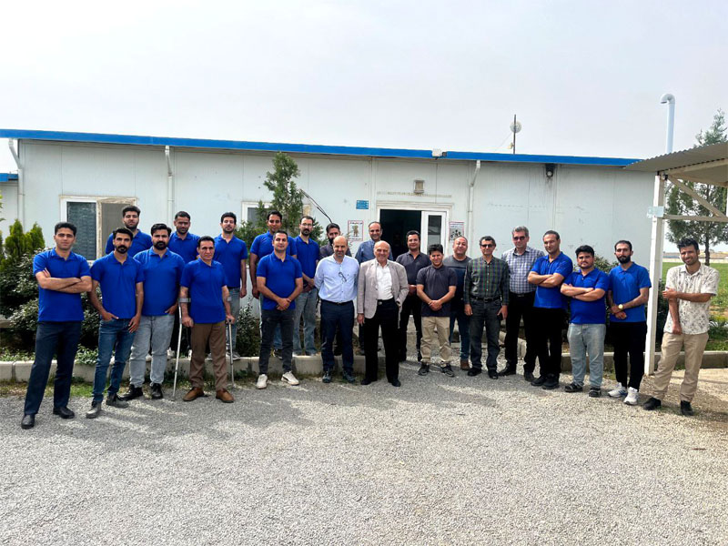 Visit of the respected managers of Chavash Rah Bana Company and the respected CEO of Vinesar Consulting Engineers